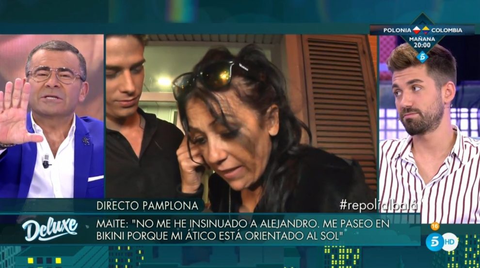 Maite en directo en ‘Sálvame Deluxe’