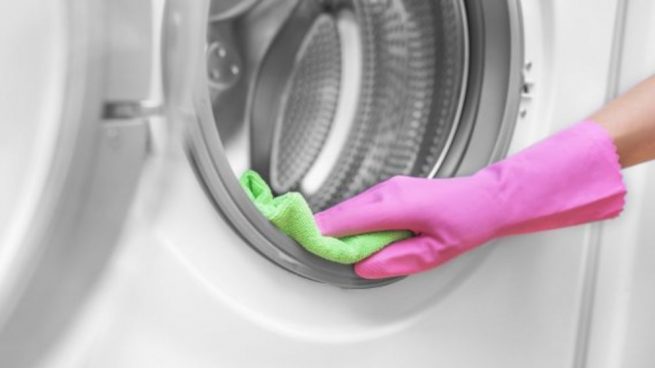 limpiar goma de la lavadora