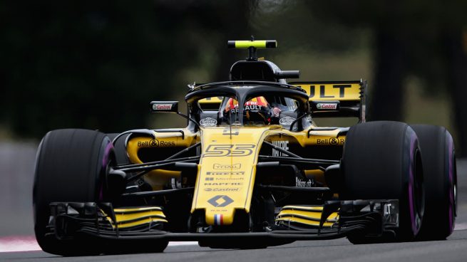 Carlos Sainz, con su Renault durante el GP de Francia (Getty).