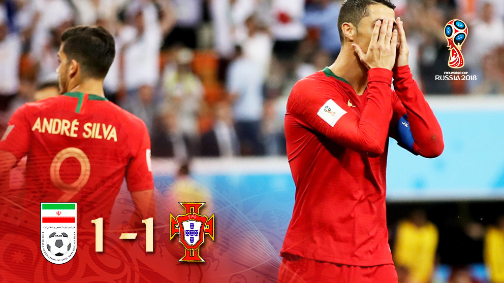 Susto tremendo de Portugal contra Irán.