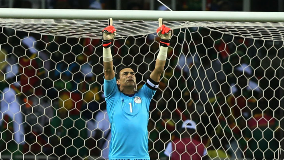 El Hadary, en un partido de Egipto. (Getty)