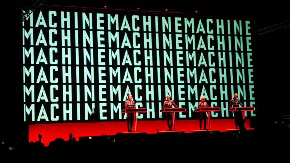 Kraftwerk durante su concierto en Noches del Botánico en Madrid. Foto: OKD