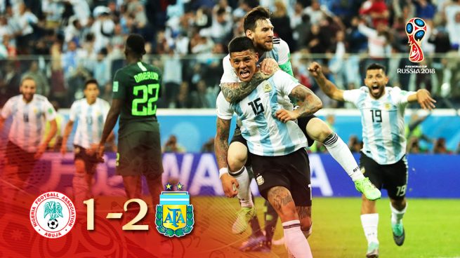 Argentina obra el milagro (1-2)