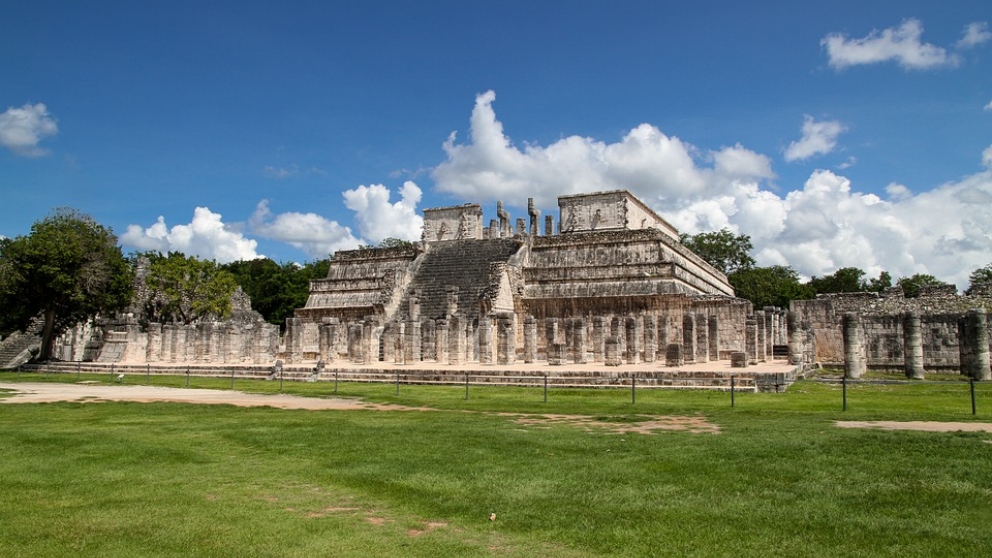 Los monumentos mayas en buena conservación.