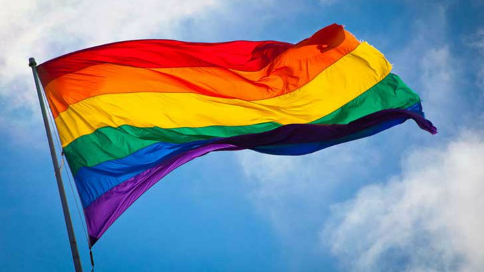 Bandera del Orgullo LGTBI.