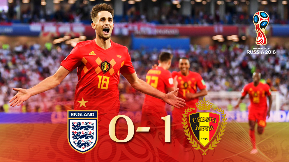 Bélgica fue superior a Inglaterra y evita a España hasta una hipotética final.