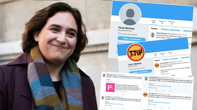 Decenas de perfiles falsos defienden en Twitter las políticas de Ada Colau