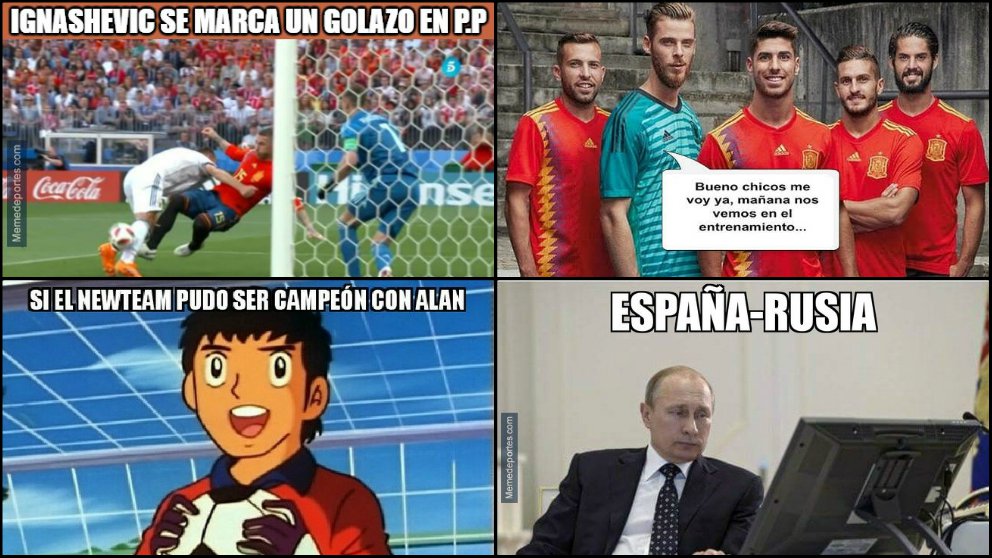 Los mejores memes del España-Rusia.