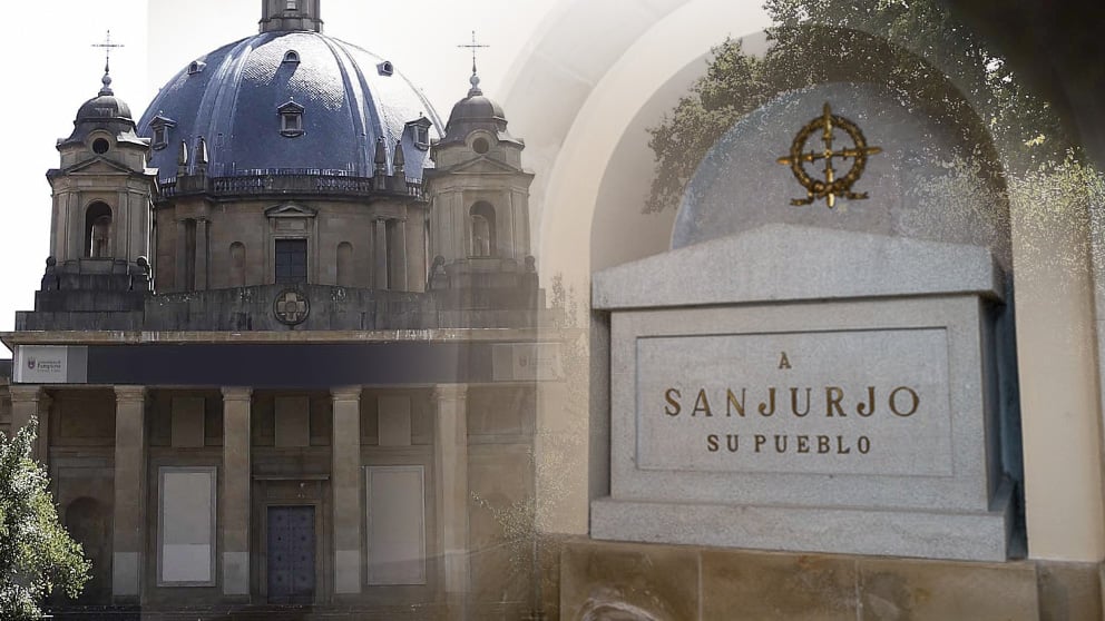 Cripta de donde se exhumaronlos restos del general Sanjurjo