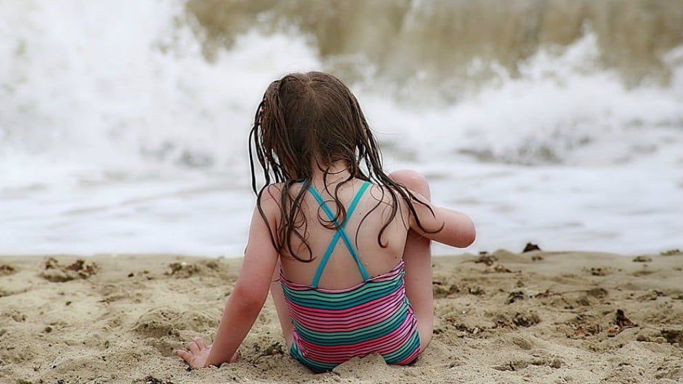 día en la playa