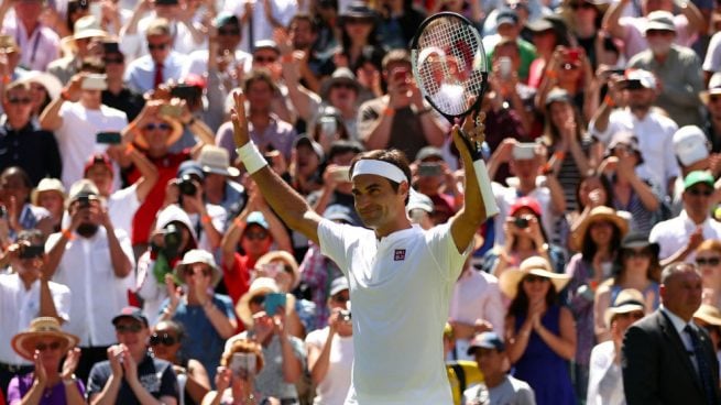 Federer comienza Wimbledon arrasando a Lajovic