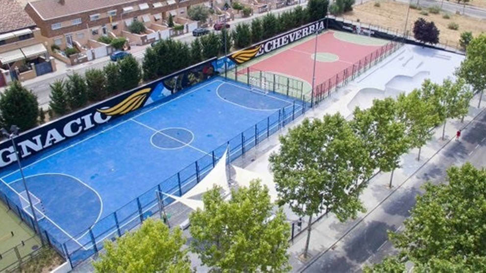 El nuevo skatepark en honor de Ignacio Echevarría (Foto: Ayuntamiento de Boadilla)