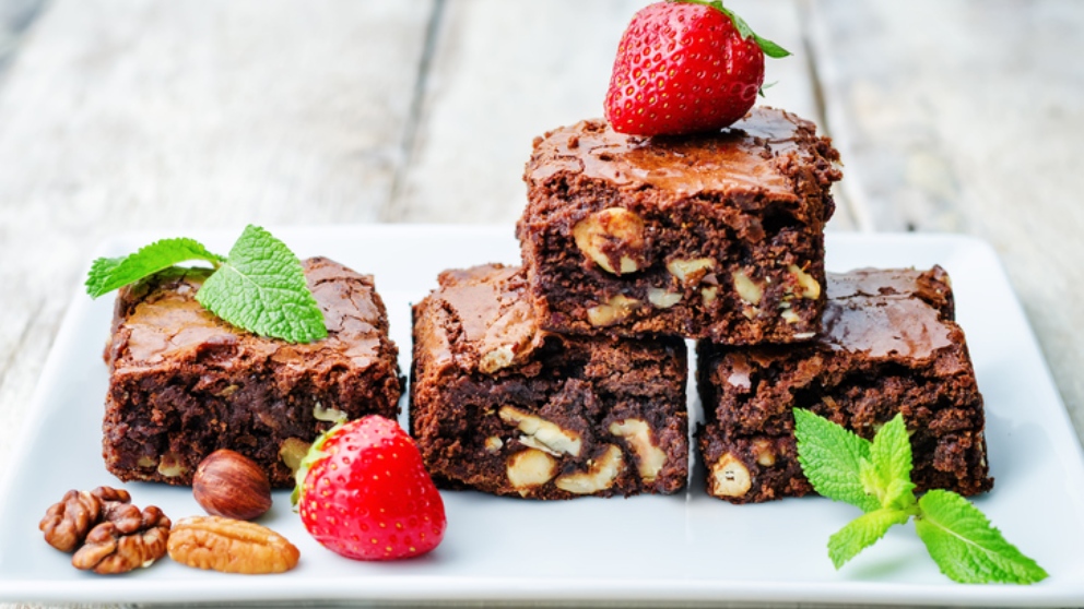 Receta de Brownie sin azúcar: Un postre de chocolate ligth