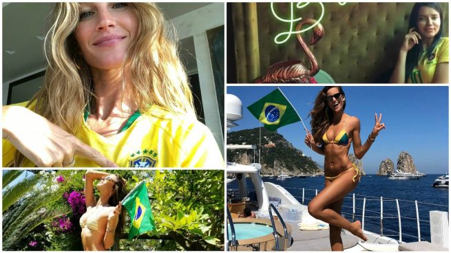 Campaña de las top-model brasileñas para animar a su selección en bikini