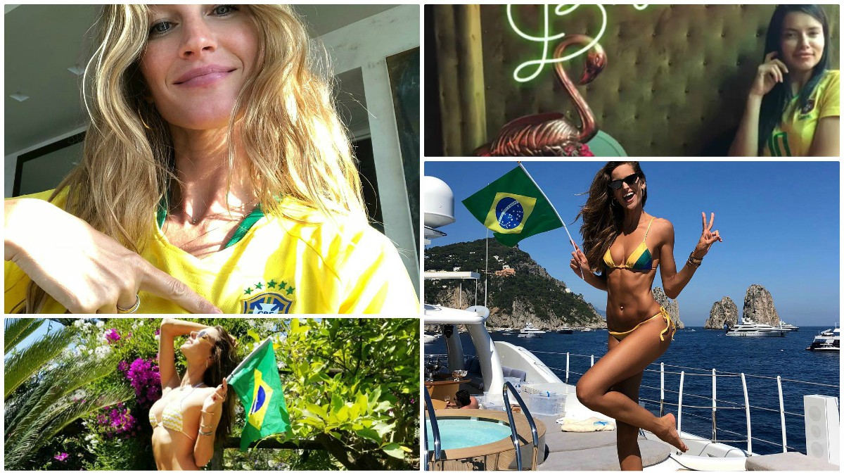 Las modelos brasileñas durante el Mundial de Rusia. (Fotos: Instagram)
