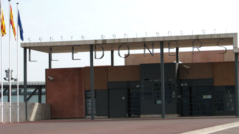 La entrada del centro penitenciario de Lledoners