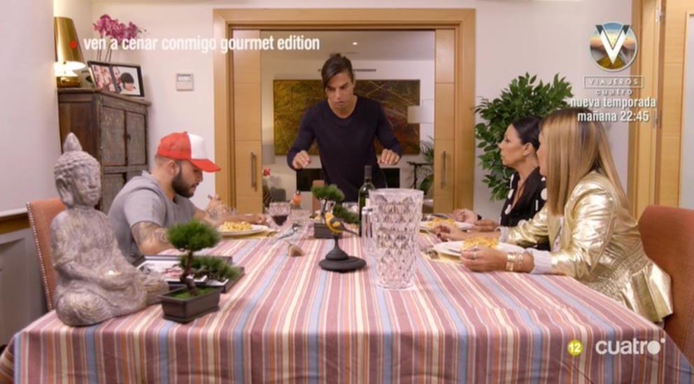 La cena de Julio en ‘Ven a cenar conmigo: Gourmet edition’