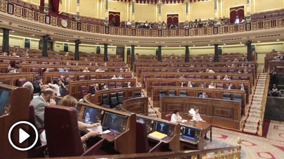 El hemiciclo del Congreso de los Diputados. (Foto: Francisco Toeldo)