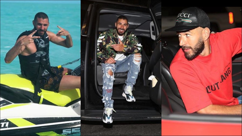 Benzema disfruta de unas lujosas vacaciones.