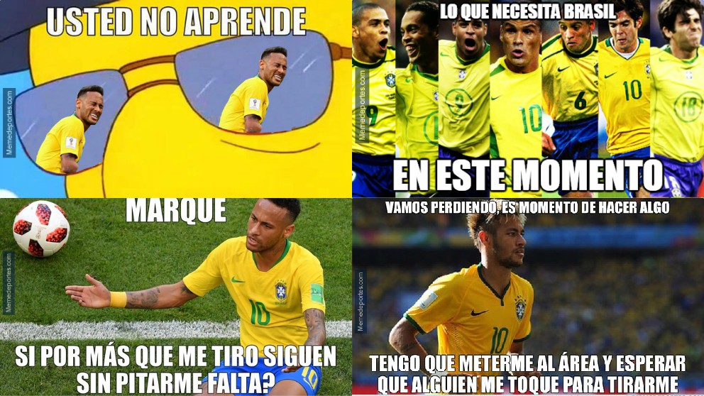 Los mejores memes del Bélgica – Brasil.