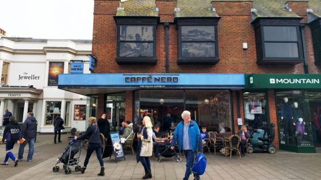 Caffè Nero, en Exmouth.