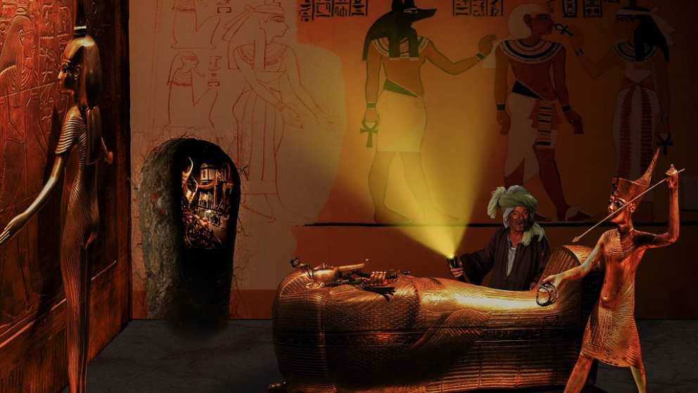 Los ladrones de tumbas en el antiguo Egipto.