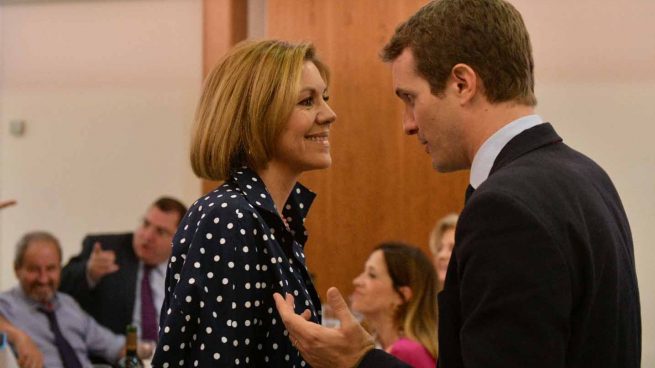 Pablo Casado y María Dolores de Cospedal.