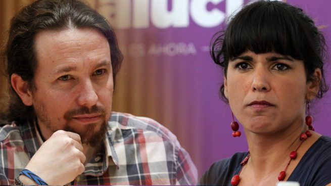 Pablo Iglesias y Teresa Rodríguez