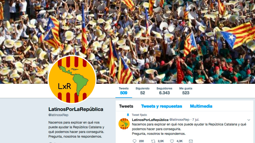 ‘Latinos por la República’ en Twitter