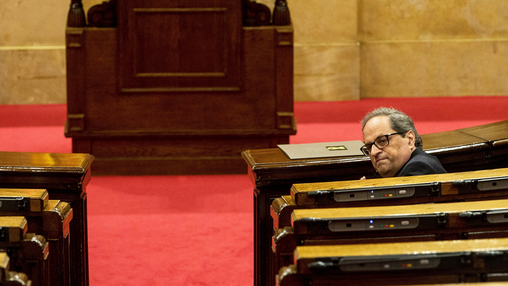 Quim Torra, presidente de la Generalitat de Cataluña. (Foto: EFE)