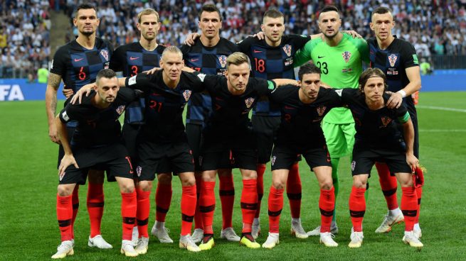Alineación oficial de Croacia contra Francia en la final del Mundial