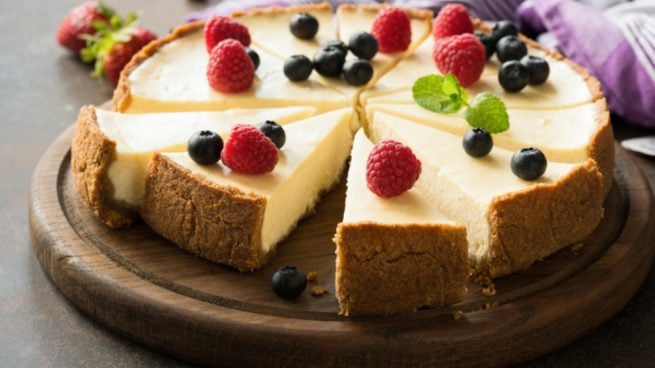 Receta De Cheesecake Al Estilo Nueva York, La Auténtica Tarta De Queso