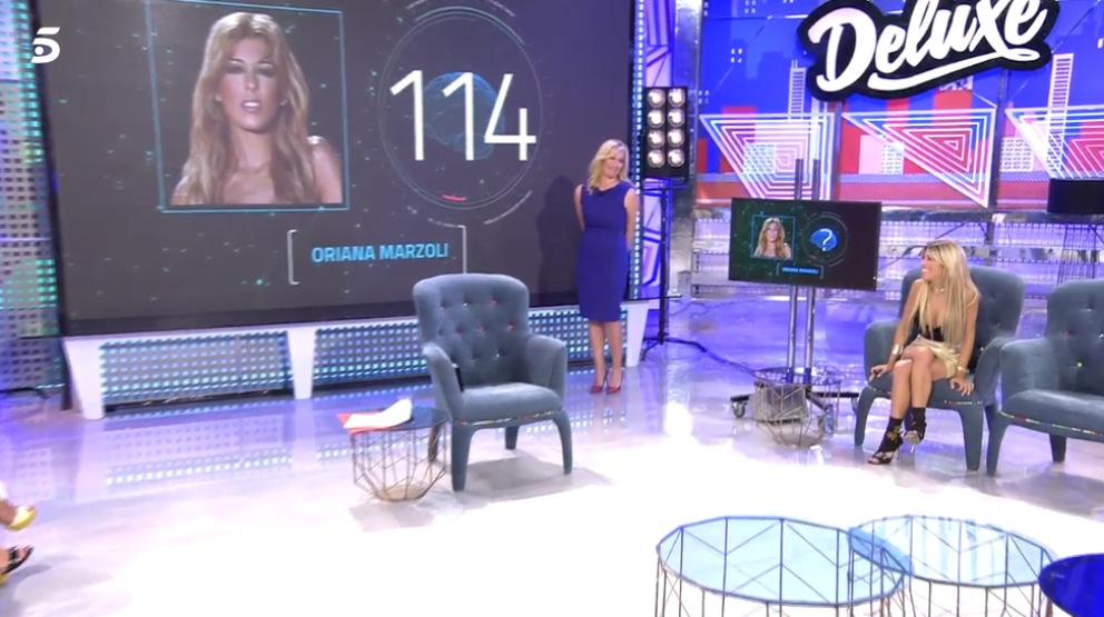 Oriana muestra su coeficiente intelectual en ‘Sálvame Deluxe’