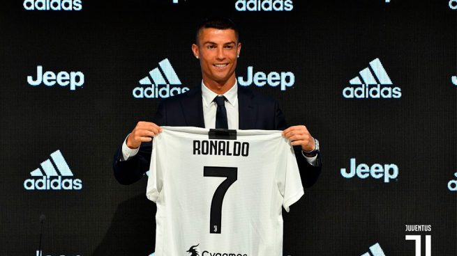 Cristiano, presentado como nuevo jugador de la Juventus.