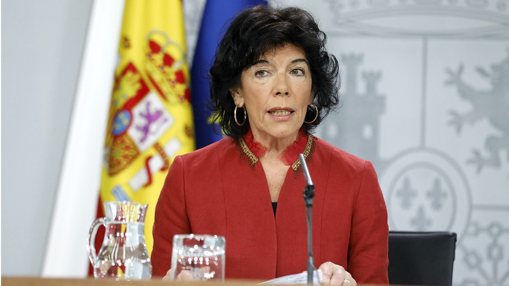Isabel Celaá, ministra portavoz del Gobierno. (EP)