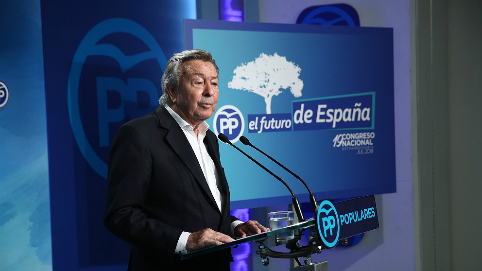 Luis de Grandes, presidente del comité organizador del congreso extraordinario del PP. (EP)