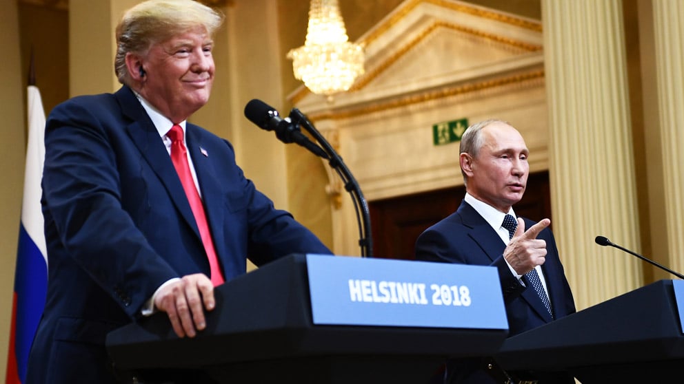 Donald Trump y Vladimir Putin (Foto: AFP)