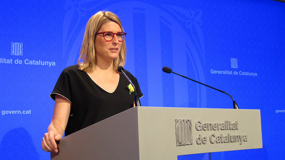 Elsa Artadi, portavoz del Govern de Cataluña. (EP)