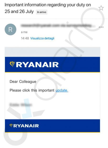 Ryanair presiona a sus empleados para conocer si secundarán la huelga del 25 y 26 de julio