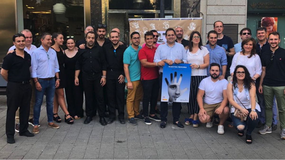 Miembros del PP de Albacete en un reciente homenaje a Miguel Ángel Blanco (RRSS).