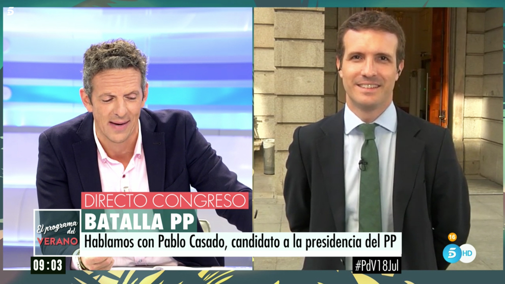 Pablo Casado en ‘El programa del verano’.