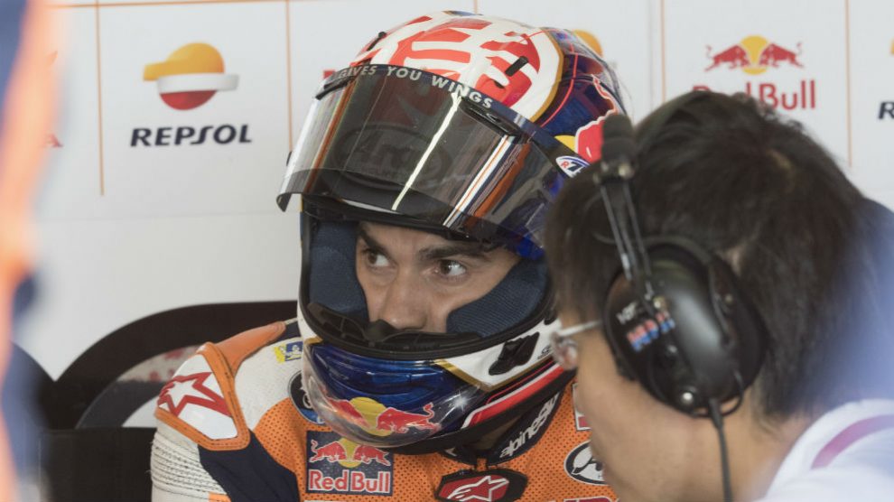Dani Pedrosa podría continuar ligado al mundial de MotoGP como probador de KTM, aunque no se descarta que desempeñe ese papel en Honda. (Getty)