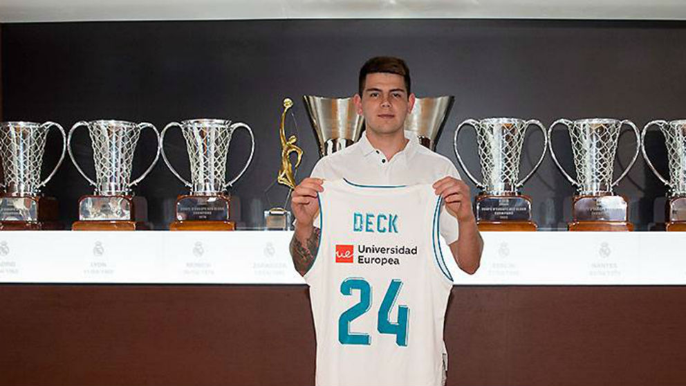 Gabriel Deck, nuevo jugador del Real Madrid de baloncesto. (realmadrid.com)