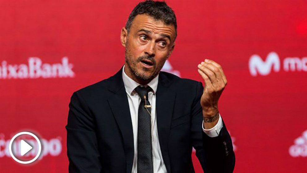 Luis Enrique, durante su presentación como seleccionador. (EFE)