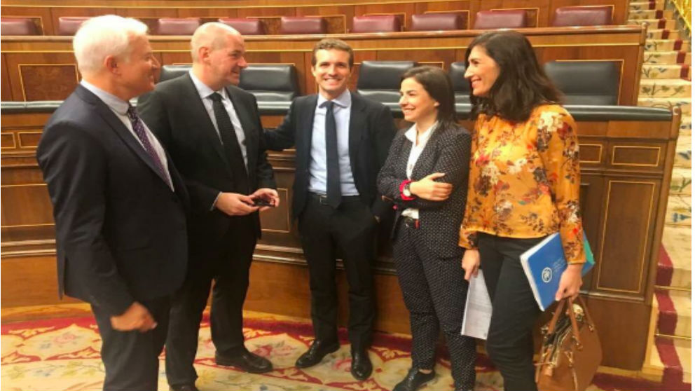 Vázquez, con Casado, en una foto de archivo.