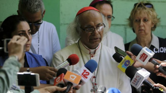 leopoldo brenes arzobispo de managua en nicaragua