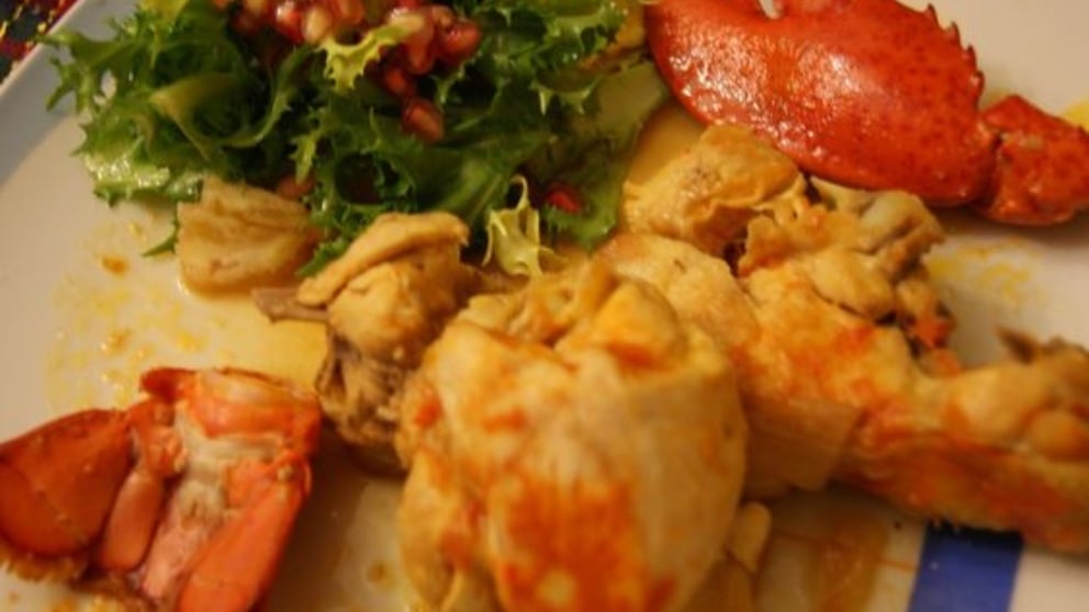 Receta de pollo con bogavante, un plato sorprendente y original