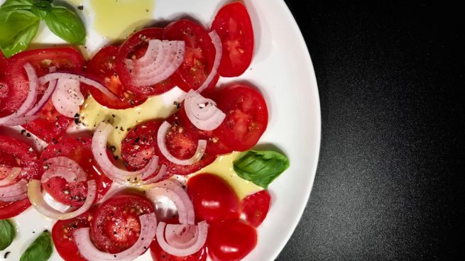 Receta De Ensalada De Tomate Y Cebolla