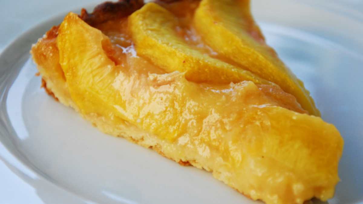 Tarta de melocotón