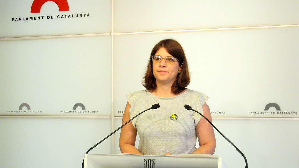 Gemma Geis, portavoz de JxCat en el Parlament. (EP)